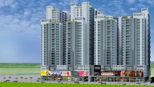 3 Bed D/D Corner Flat, Peace Apartments | Masjid & Boulevard Facing | 6-Year Instalments
