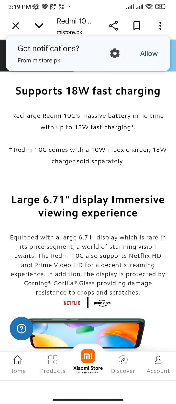 Xiaomi Redmi 10C 1