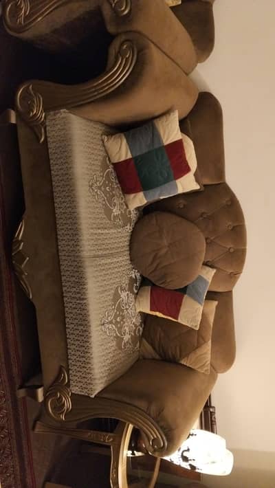 Sofa brown color