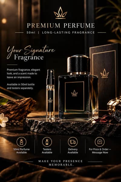 1 PERFUME WITH 1 TESTER FREE ORDER NOW