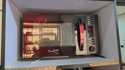 homage 34 L large size microwave with grill option and defrost