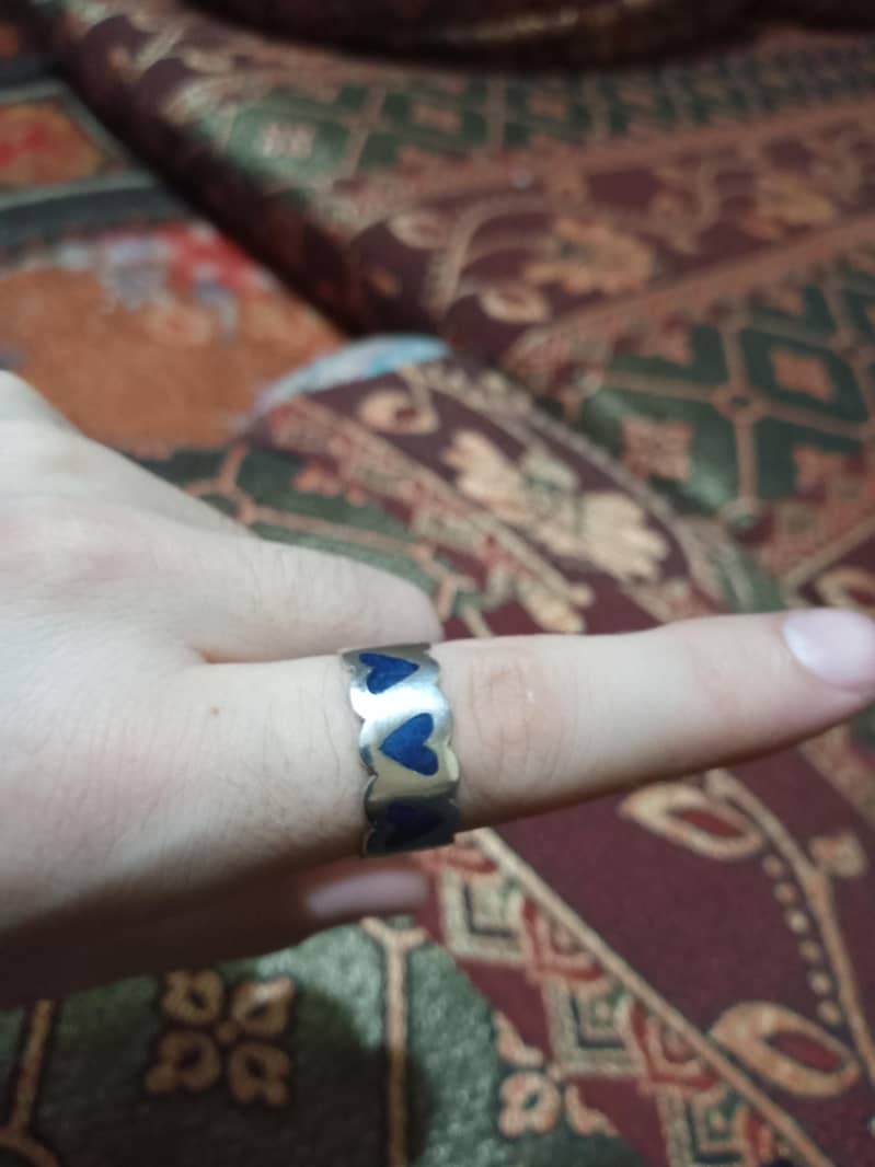Antique chandi Ring 6