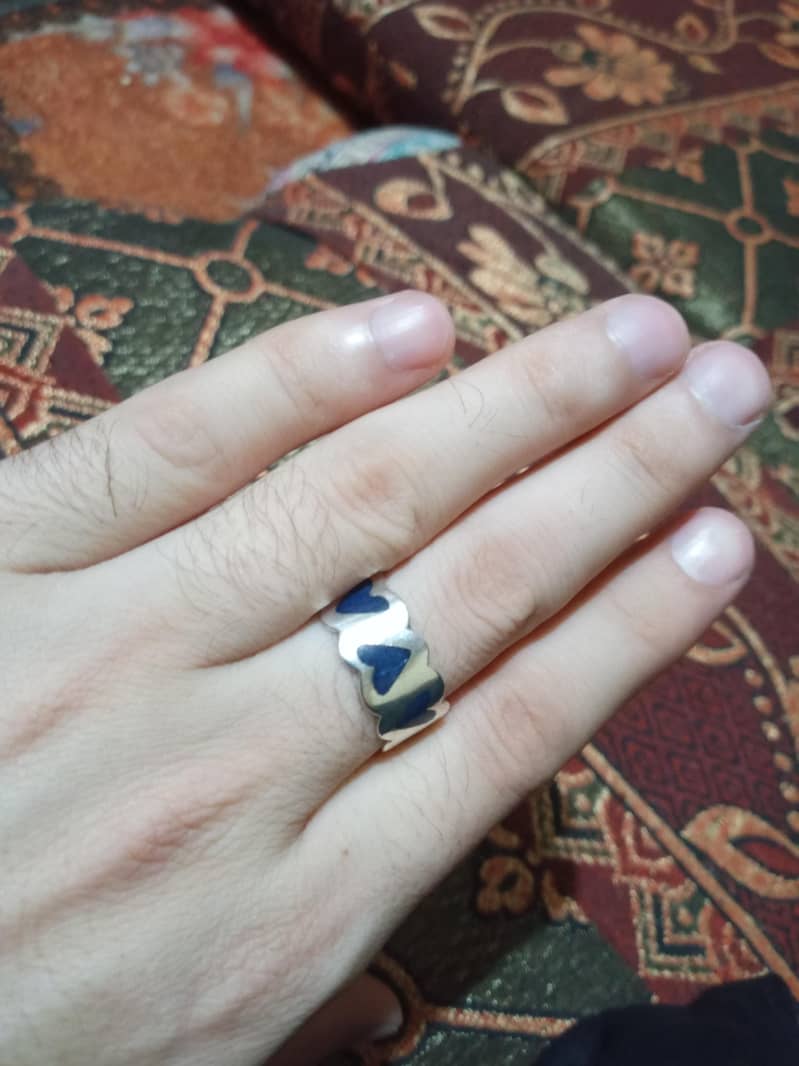 Antique chandi Ring 7