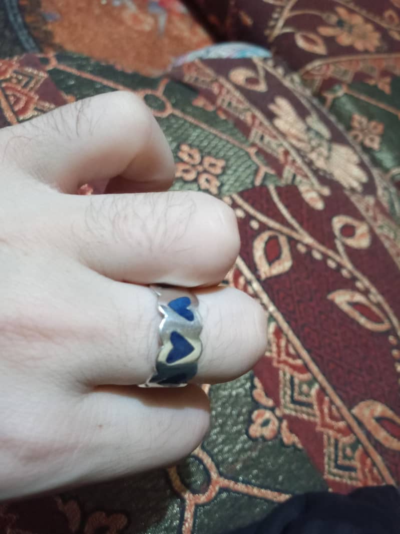 Antique chandi Ring 11