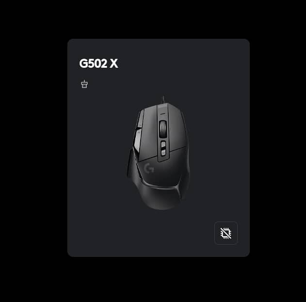Logitech G502X Wired 7