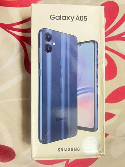 Samsung Galaxy A05 (4GB 64GB) Box ,Cable Included urgent(03258653391)