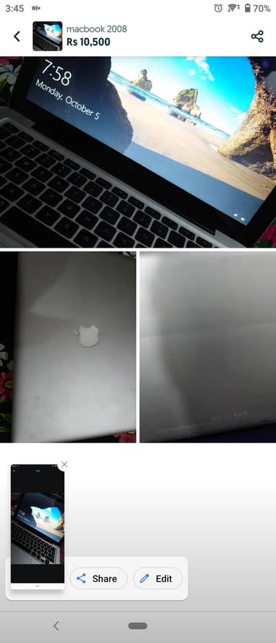 MacBook model 2008 urgent sale