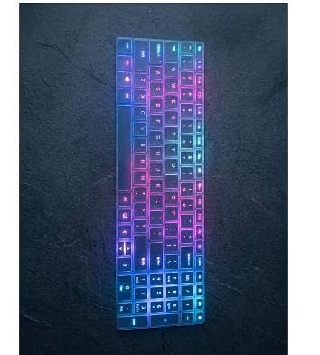 Universal Laptop Silicone Keyboard Protector Skin - Ultra Thin Clear Dustproof & Waterproof Guard (Without Light) R6134