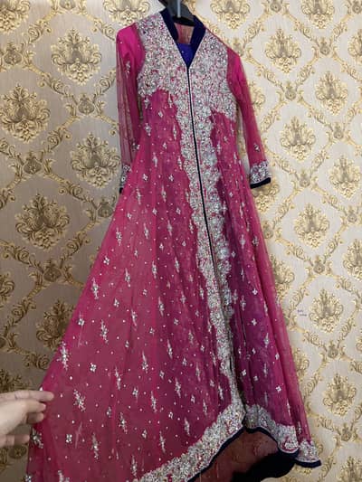 Hand made formal maxi with tale back