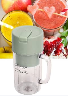 Mini USB Rechargeable Juicer Blender 420ML - For Home & Office - Origi