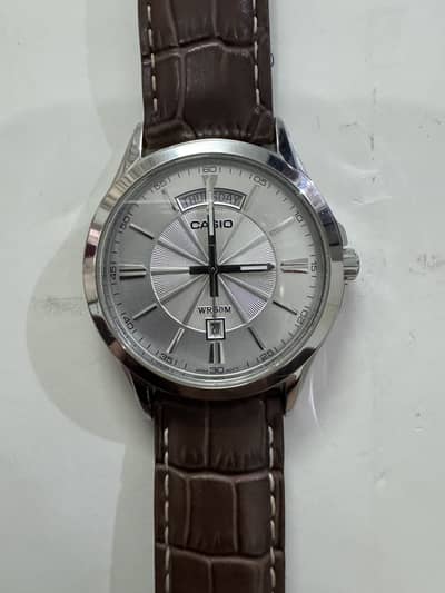 Original Casio MTP-1381L White Dial Watch | Box, Receipt & Warranty