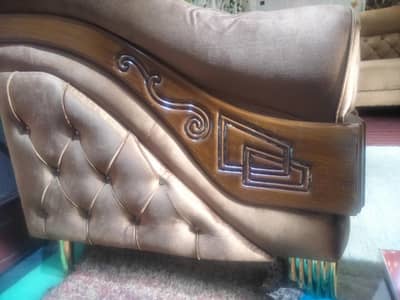 7 Seater L Shape With Cushions Custom Sofa Urgently Sale