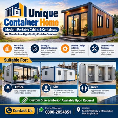 Security Cabin/Guard Room/Portable Washroom/Office Container/Prefab