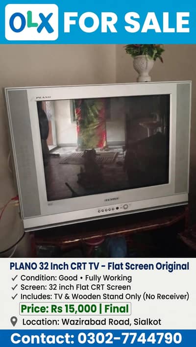 Plano 32 Inch TV Original Flat Screen