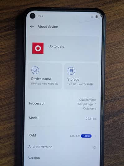 One Plus Nord N200