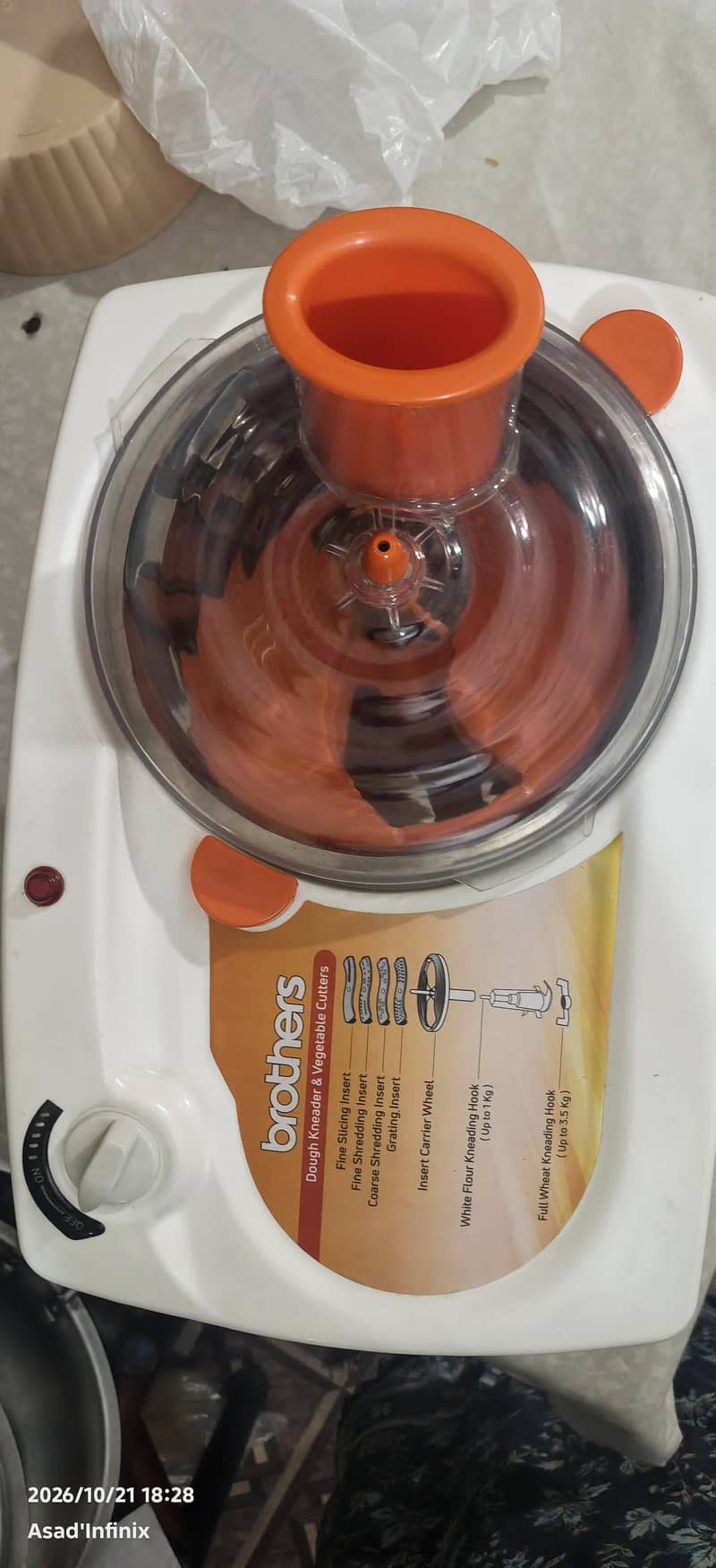 dough maker and vegetable cutter 7
