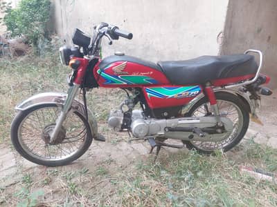 Honda cd70 2018 model total genion condition