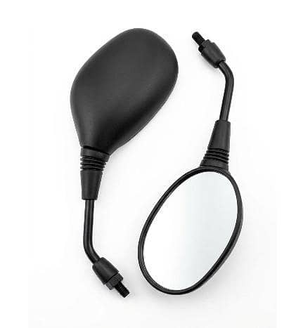 Universal Matte Black Motorcycle Side Rearview Mirror – 1 Pc (Single Side) R6137