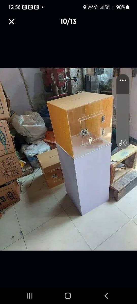 acrylic donation box 6