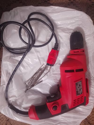 Electrical drill machine 10 mm 1400 w  working