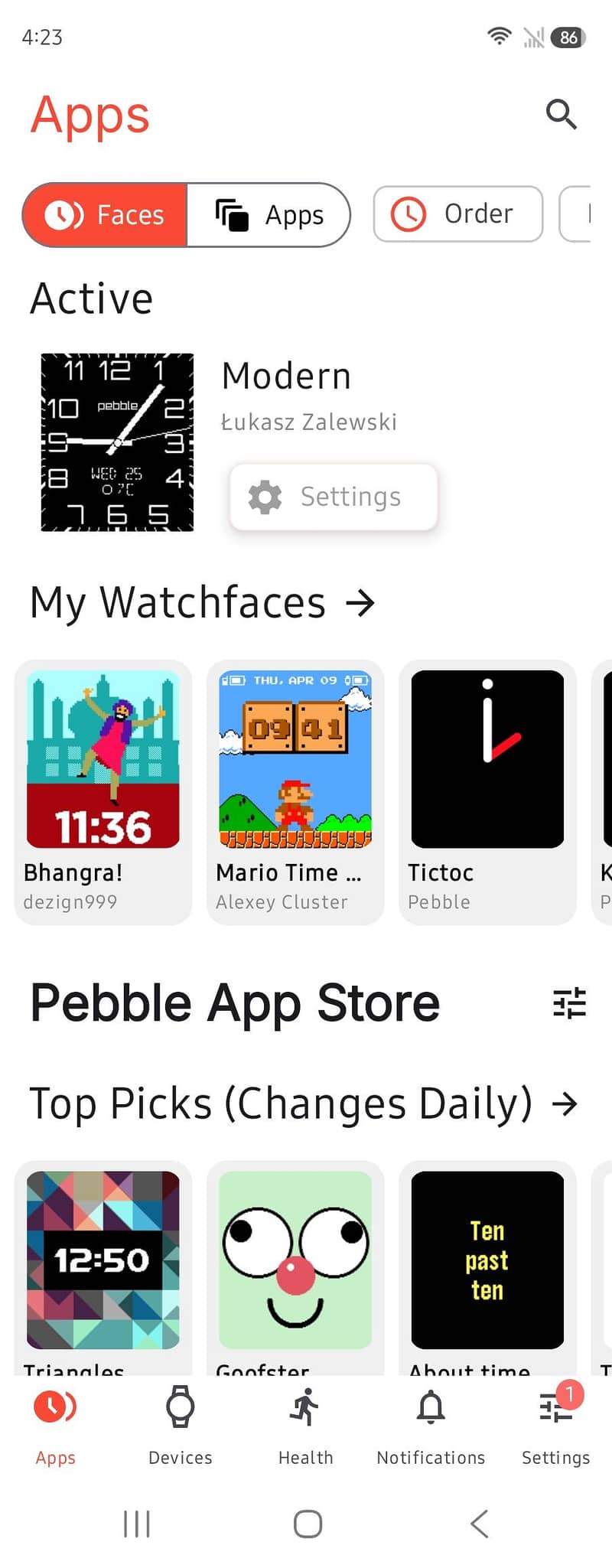 pebble smartwatch 3