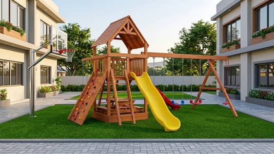 ELITE SERIES MULTI-ACTIVITY PLAYSYSTEM ( Rainbow Club House )