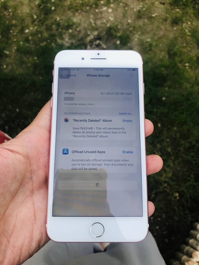 iPhone 7plus 128gb 8