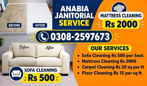 Deep cleaning/Sofa Cleaning/Carpet cleaning/Mattres Cleaning karachi