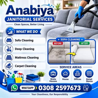 Sofa Cleaning, Carpet Cleaning, Mattres Cleaning in all karachi