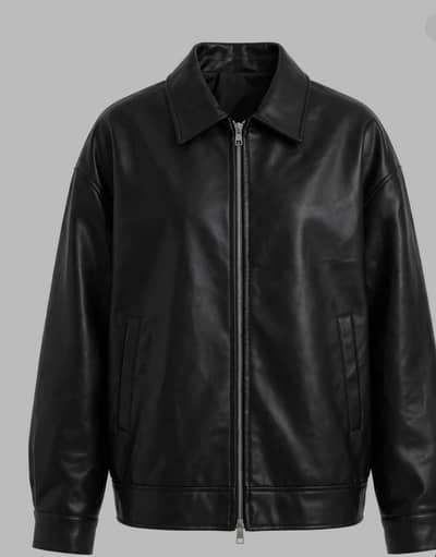 faux leather jacket