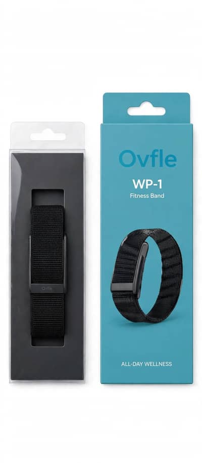 Ovfle WP-1 Active Fitness Band - 50 Days Battery - Box Pack