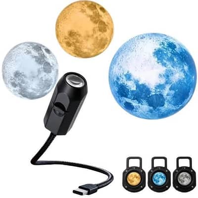 Moon Earth Night Light
