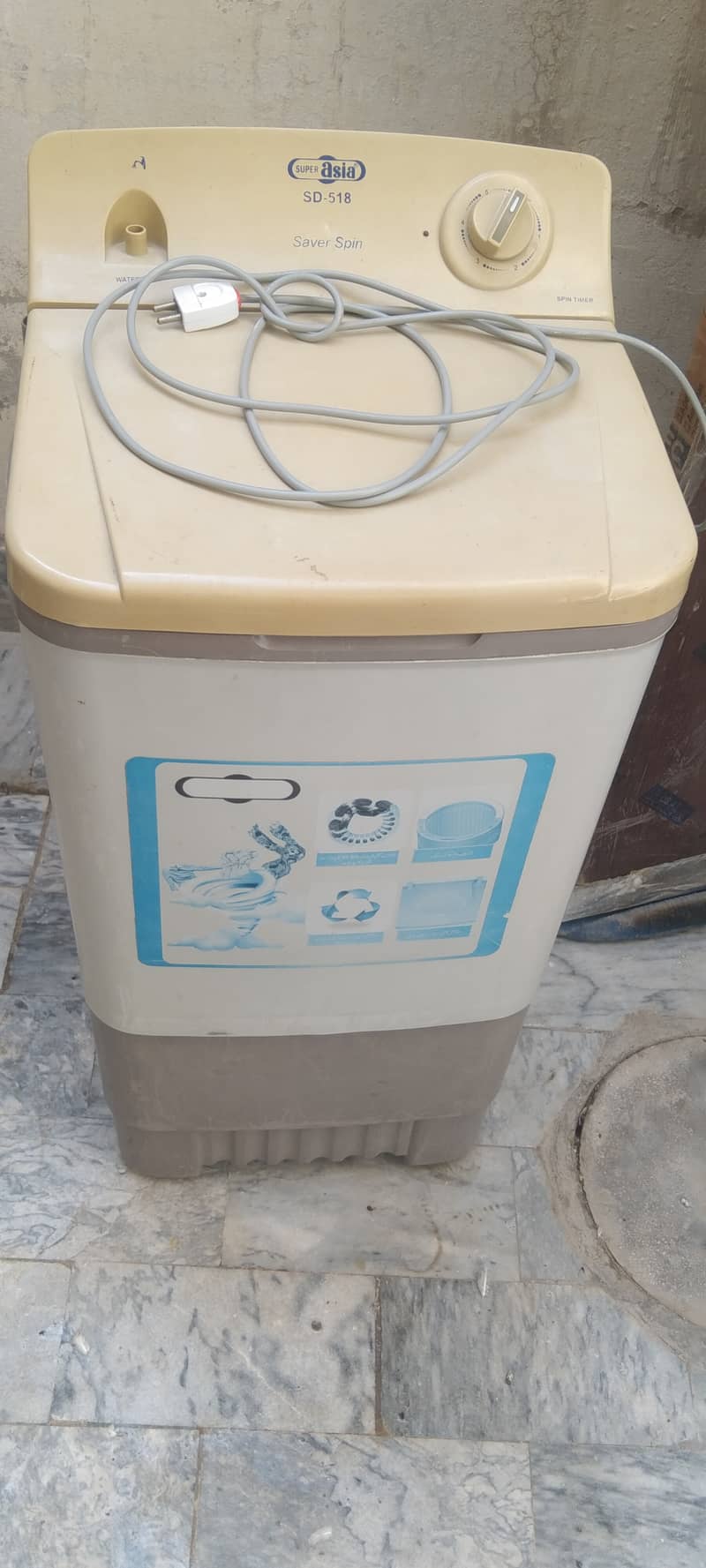 Asia washing machine and super Asia dryer In good working condition 2