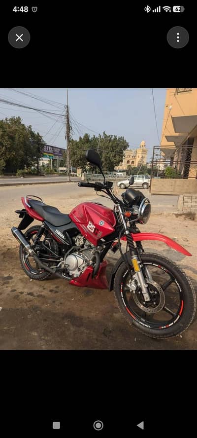 Yamaha YBR 125G 2020 Model for Sale – Red Colour