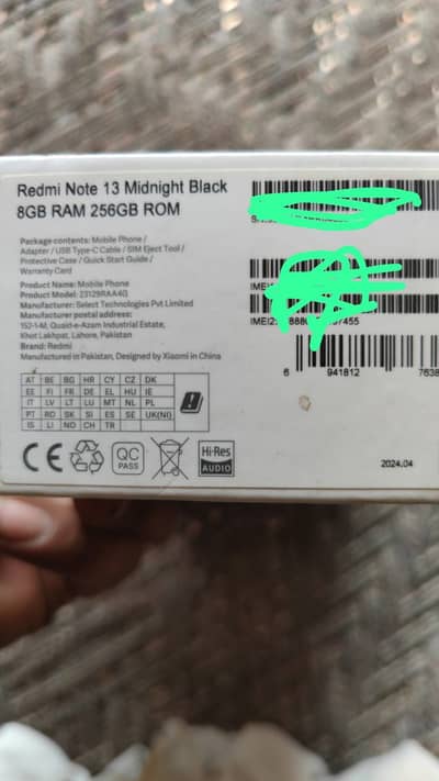 Redmi note 13 black colour