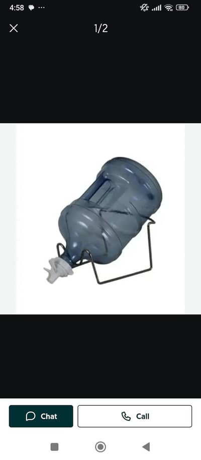 water bottle stand and tap