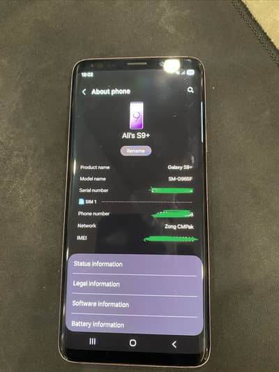 Samsung Galaxy S9 Plus 6/128GB PTA Approved – S24 Ultra Style Software