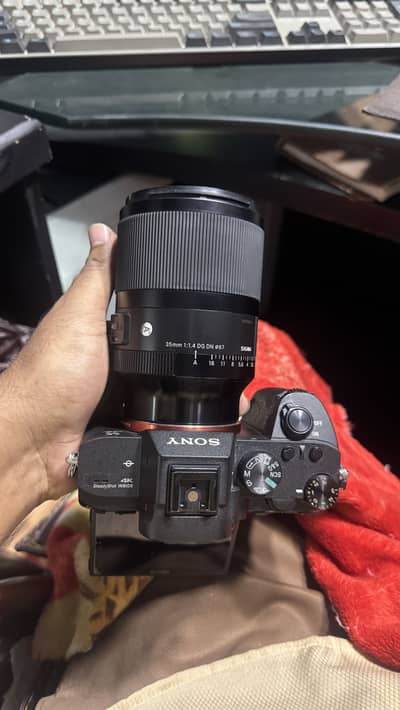 Sony A7 III Camera + Sigma 35mm f/1.4 DG DN Lens for Sale