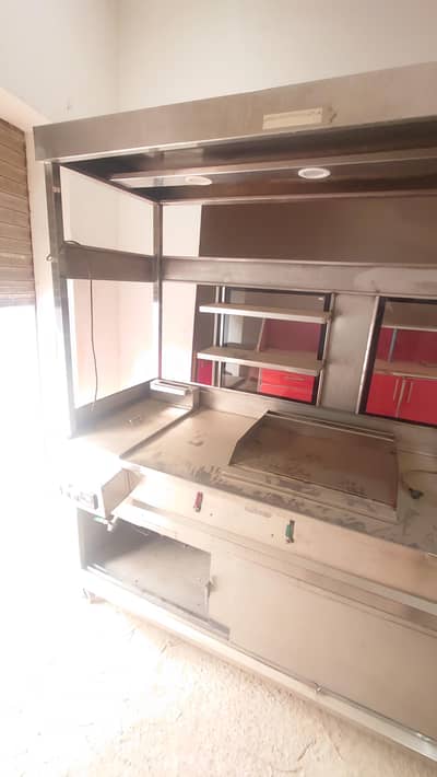 burger and Shawarma counter