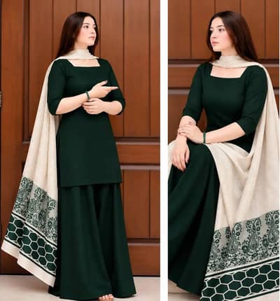 3 piece unstitched suit Price 3499 only with free delivery