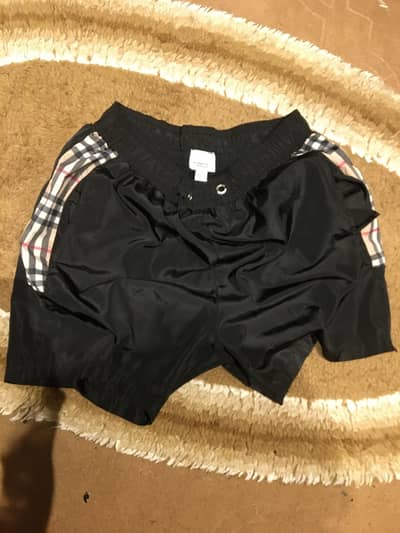 Burberry Check Swim Shorts Size S | Black | Imported from Cyprus