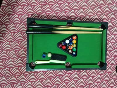 wooden snooker