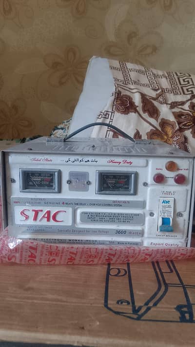 STAC 3600 Watts Voltage Stabilizer - Used"