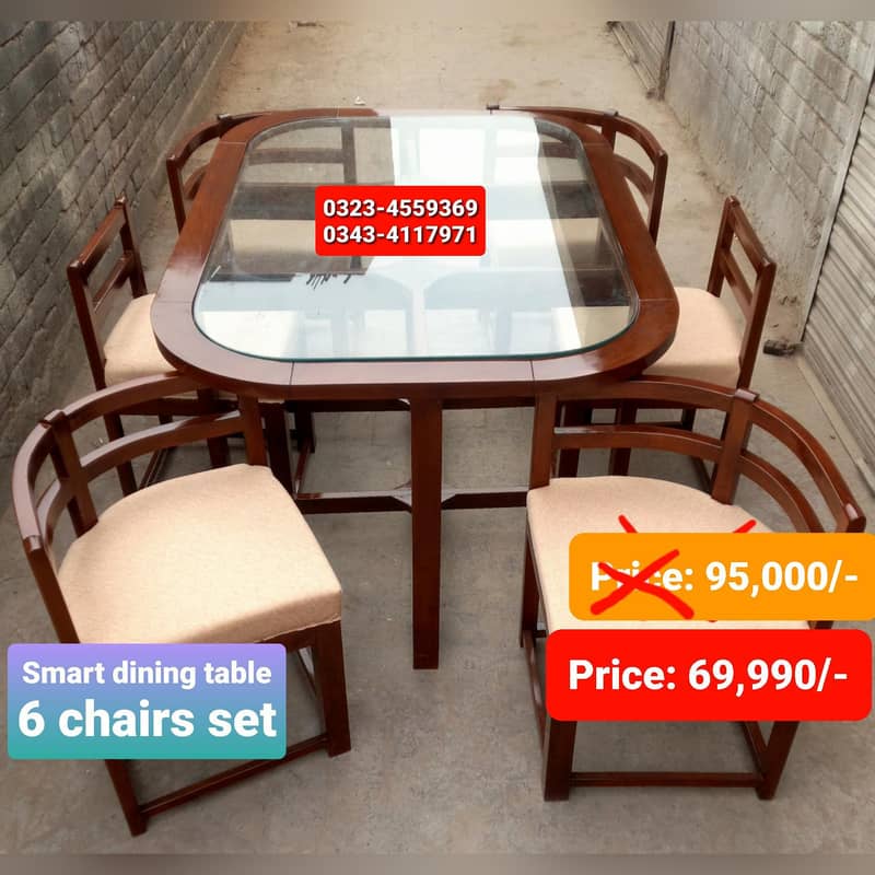 Dining table / Smart dining table / round table dining set / table 8