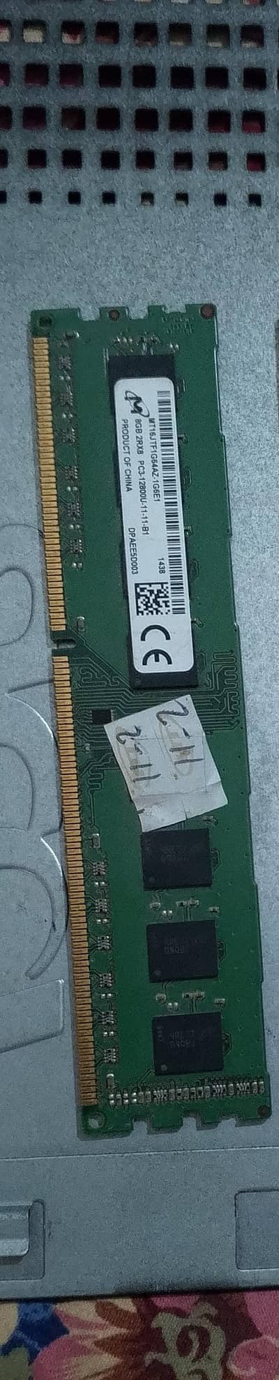 8X1 DDR3 1600 MHZ RAM