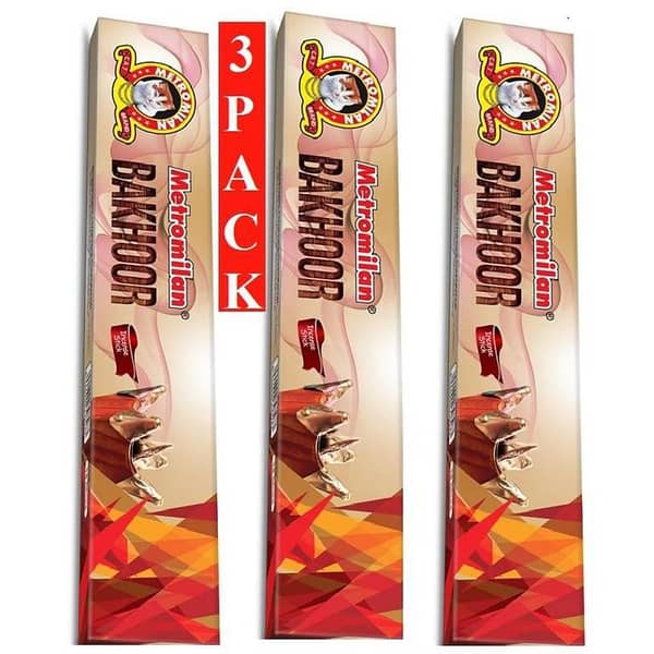 3 Pack Of Bakhoor Scent Of Love Incense Sticks 6 Boxes (20 Sticks In Each)