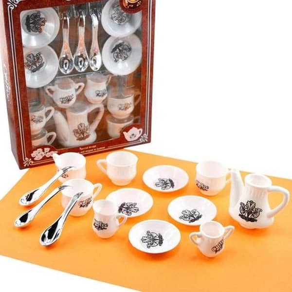 FROZEN FEVER 2 14Pcs Mini Coffee Set For Kids Doll Toy