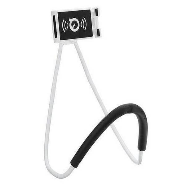 Bracket Universal 360° Rotation Flexible Phone/Tablet Selfie Holder with Snake-Like Neck Bed Mount