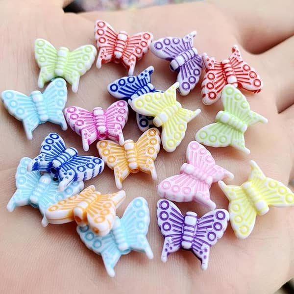 High Quality New Style Butterfly Hotfix DIY Decoration 13*16mm 30pcs