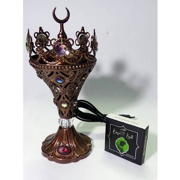 Electric Fancy Burner with Sheikh Shuyukh Bakhoor (Dubai)